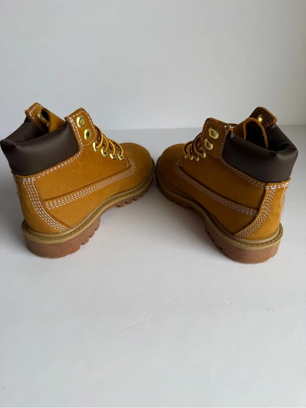 Timberland Kids Tan/Nubuck Lace-Up Ankle Boots